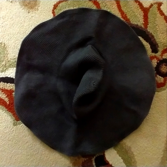 Hat Wide brim straw weaved style Hat adjustable wire trim - Picture 9 of 16